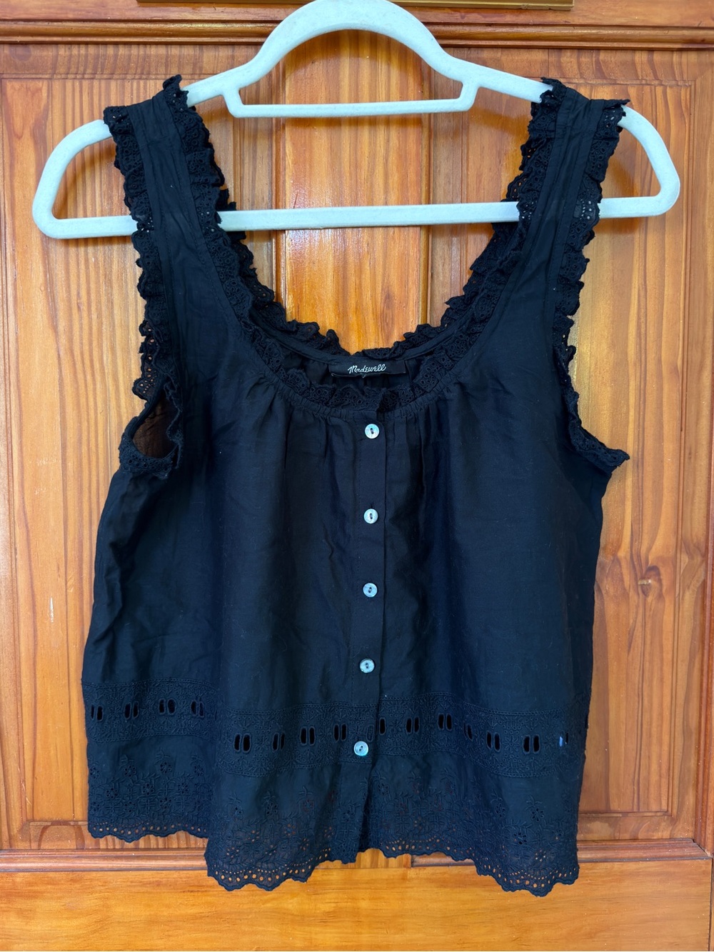 Madewell Breezy Button Front Tank Top size xxs